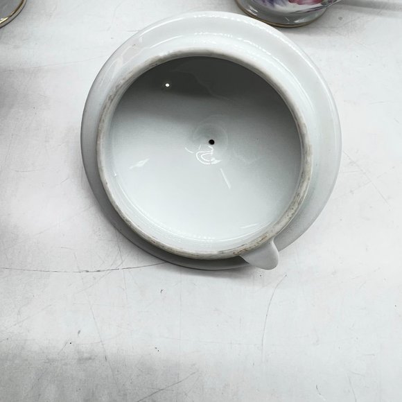 21 Pc Occupied Japan Tea Set Made 45-52 By Corona Large Floral Vintage Hand Pain - Picture 13 of 16